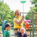 Alfsee Ferien und Erholungspark Animation und Unterhaltung fuer Kinder auf dem Spielplatz 150x150