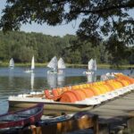 Camping Borken am See Tretboote und weitere Wasseraktivitaeten am See in der Naehe vom Campingplatz 150x150