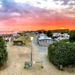 Camping Miramar Gelaende vom Campingplatz am Meer 150x150