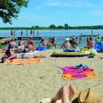 Campingpark Havelberge Camper am Strand vom Woblitzsee am Campingplatz 1 150x150