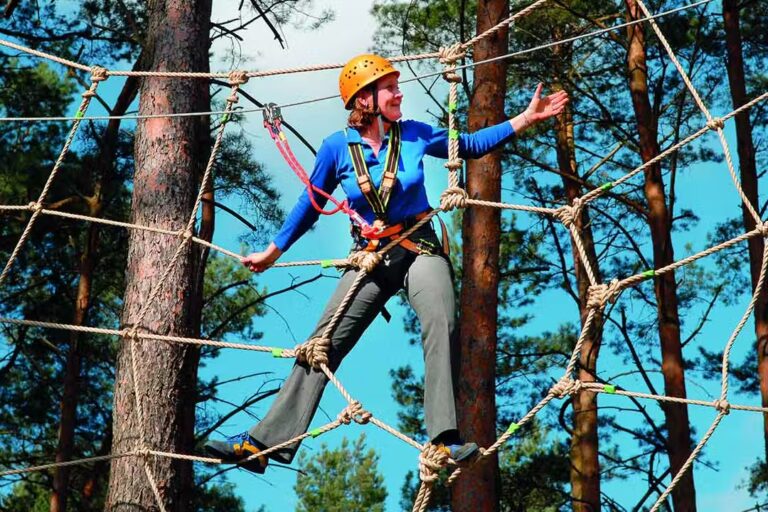 Campingpark Havelberge Kletterwald auf dem Campingplatz 1 768x512