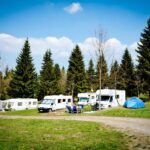 Campingplatz Prahljust Wohnwagen und Zeltstellplatz vom Campingplatz auf gruener Wiese 150x150