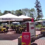 Campingplatz am Waldbad Terrasse vom Restaurant auf dem Campingplatz 150x150