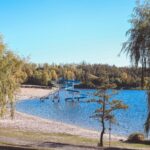 Campingplatz und Strandbad Hasse Rutsche in den See auf dem Campingplatz  150x150