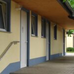 Campingplatz und Strandbad Hasse Sanitaeranlage von Aussen  150x150