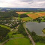 Eifel Camp Freilinger See Luftaufnahme vom Campingplatz in der Eifel 1 150x150
