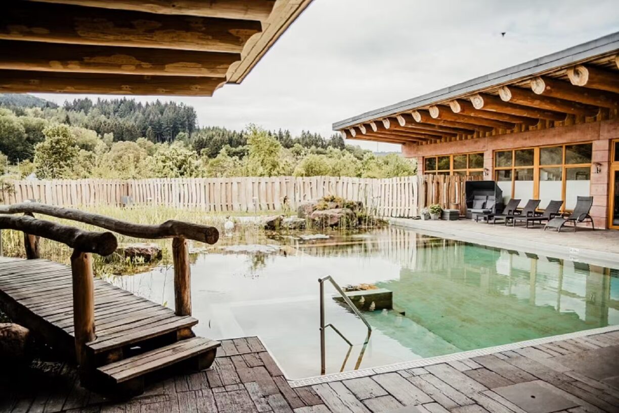 Ferienparadies Schwarzwaelder Hof Saunagarten mit Naturbadeteich und Liegemoeglichkeiten 7595ba29 858d 4951 af60 898dff6a4018 1224x816