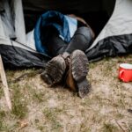 Harz Camp Bremer Teich Campinggast in einem Zelt 1 1 150x150