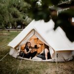 Harz Camp Bremer Teich Tipi Zelte im Gruenen auf dem Campingplatz 150x150