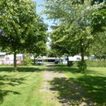 Komfort Campingplatz Panoramablick Zeltwiese vor den Stellplaetzen auf dem Campingplatz 150x150