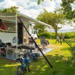 Ostseecamping Familie Heide Wohnwagenstellplatz vom Campingplatz mit Blick auf die Ostsee 150x150