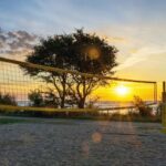Rosenfelder Strand Ostsee Camping Blick auf das Beachvolleyballfeld bei Sonnenuntergang 94012491 d1d4 4204 9f65 36730b1e2778 150x150