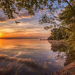 Strandcamping Waging Sonnenuntergang am Campingplatz 150x150