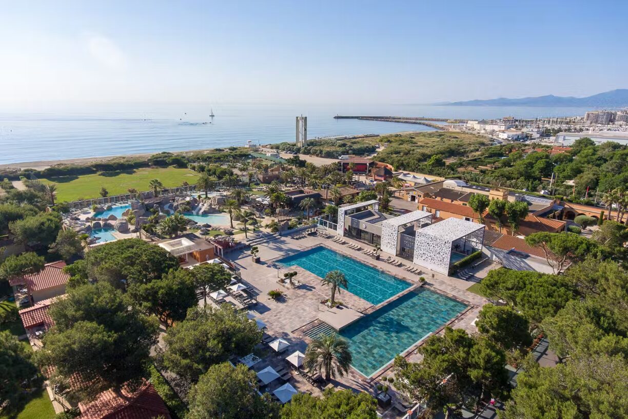 Yelloh Village Le Brasilia Campingplatz aus der Vogelperspektive 1224x816