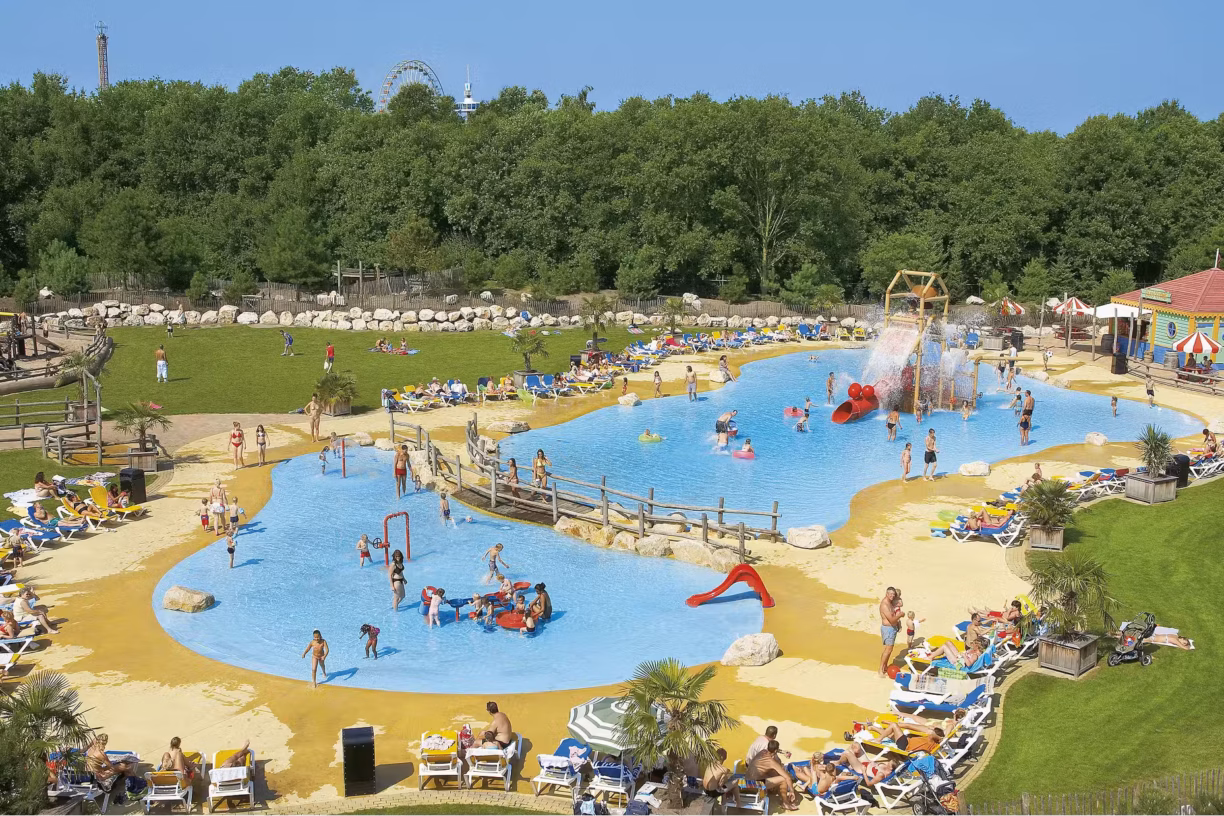 Attractiepark Slagharen Wasserspielplatz auf dem Campingplatz 1224x816