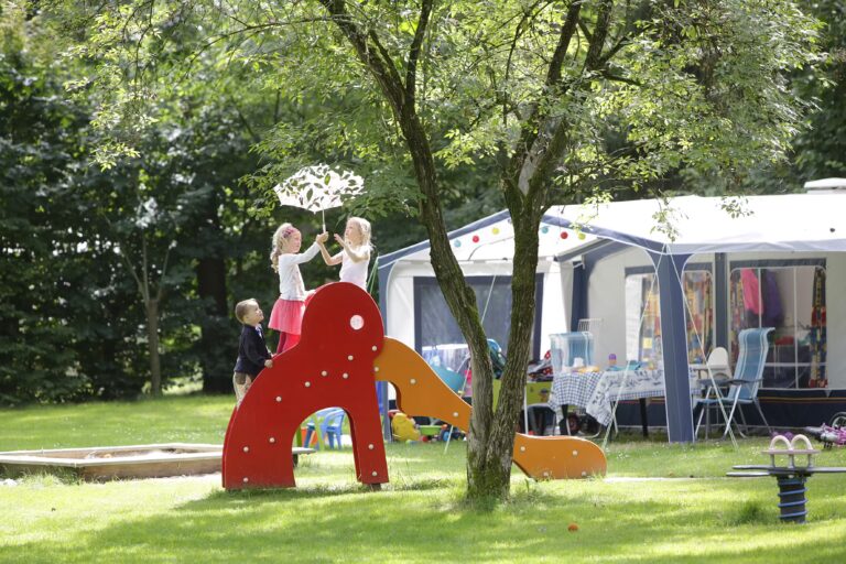 Camping De Paal Kinderspielplatz auf dem Campinggelaende 768x512