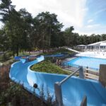 Camping De Paal Poolbereich auf dem Campingplatz mit Wasserrutsche 150x150