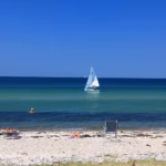 Camping Fluegger Strand Segelboot 150x150