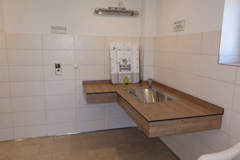 Campingplatz Heidkoppel Sanitaerbereich fuer Kinder 768x512