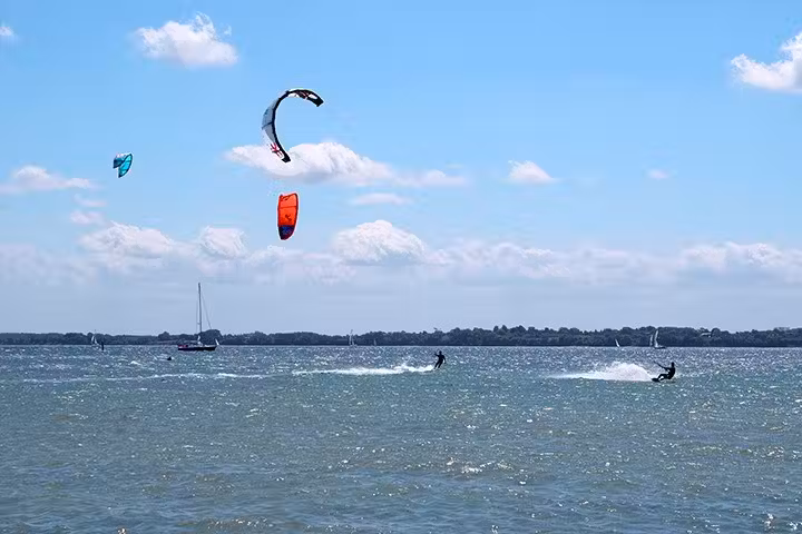 Gammelmark Strand Camping mit Blick auf den See