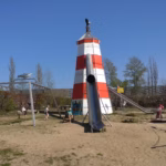 Familien Campingplatz Forellensee Rutsche auf dem Spielplatz vom Campingplatz 150x150